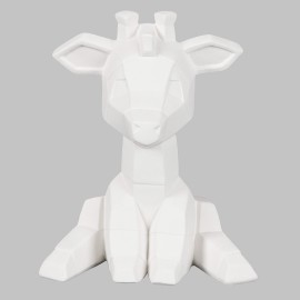 Ceramic Bisque Giraffe Facet-ini - Case of 6 Ceramic Bisque Giraffe Facet-ini - Case of 6
